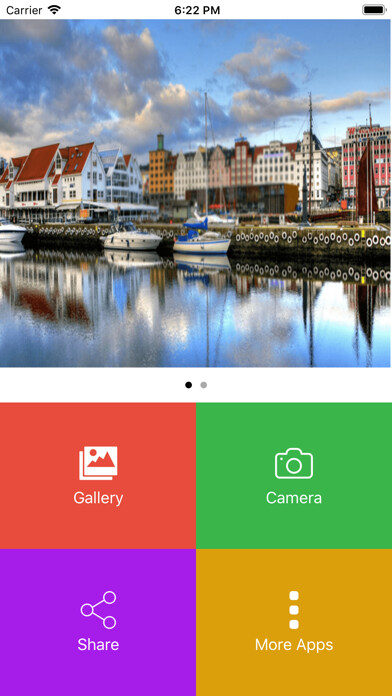 Emulate iPhone app Sky Photo Editor Pro using MyAndroid