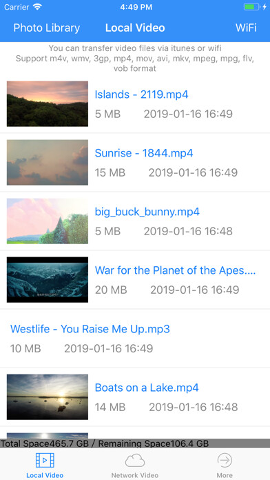 Emulate iPhone app Sky Player - Play Local Video using MyAndroid Emulate iPhone app Sky Player - Play Local Video using MyAndroid