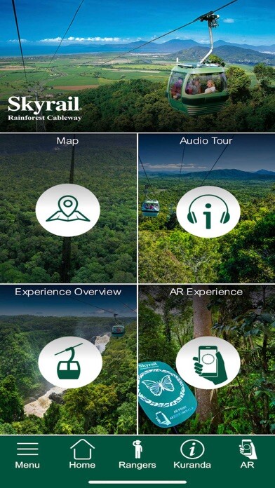 Emulate iPhone app Skyrail App & Audio Guide using MyAndroid