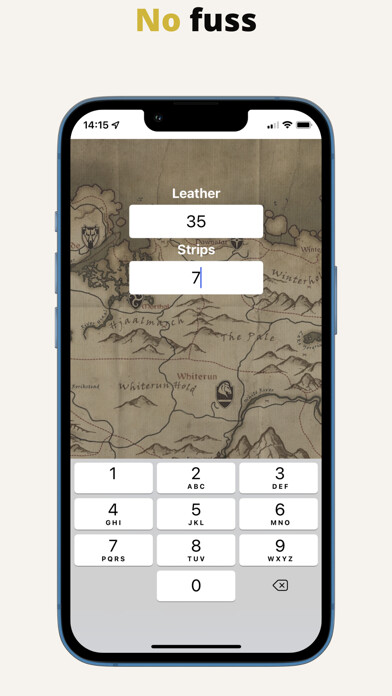 Emulate iPhone app SkyrimLeatherArmourCalculator using MyAndroid Emulate iPhone app SkyrimLeatherArmourCalculator using MyAndroid