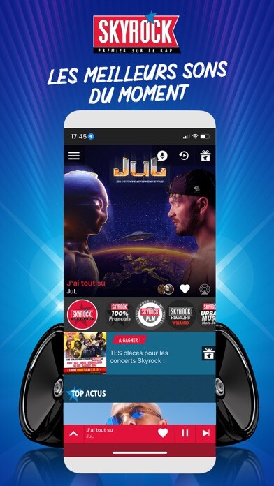 Emulate iPhone app Skyrock Radios using MyAndroid Emulate iPhone app Skyrock Radios using MyAndroid