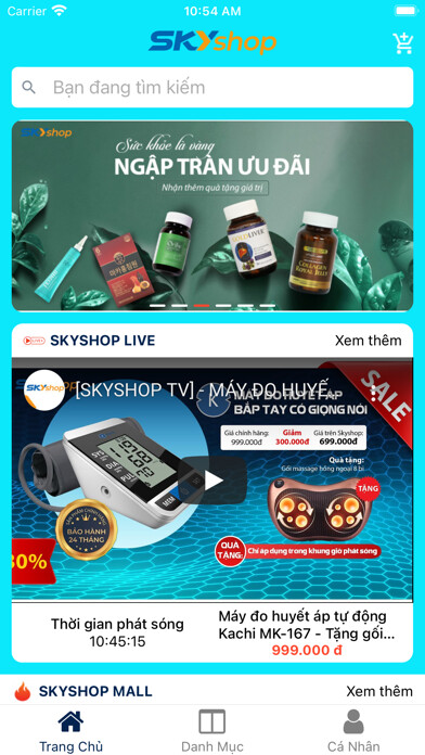 Emulate iPhone app SkyShop using MyAndroid
