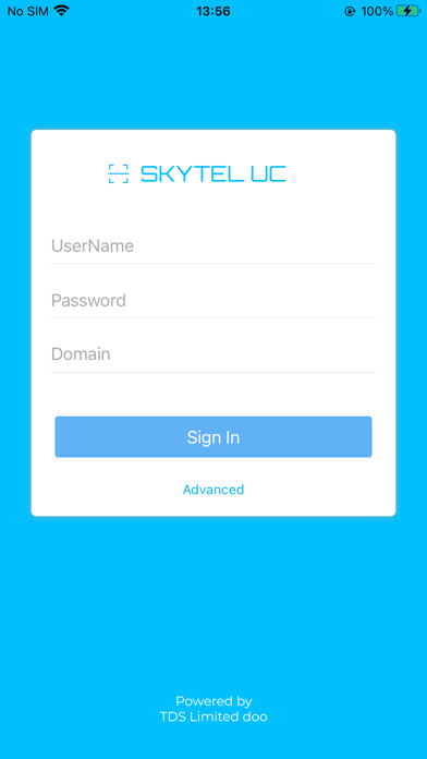 Emulate iPhone app SKYTEL UC using MyAndroid