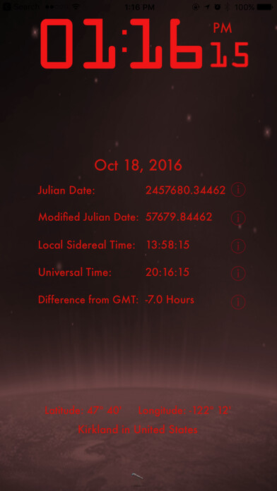Emulate iPhone app Sky Time using MyAndroid