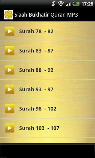 Run android online APK Slaah Bukhatir Quran MP3 from MyAndroid or emulate Slaah Bukhatir Quran MP3 using MyAndroid