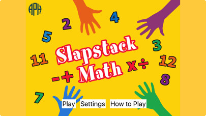 Emulate iPhone app Slapstack Math using MyAndroid