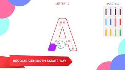 Emulate iPhone app Slate Tracing Alphabets Number using MyAndroid