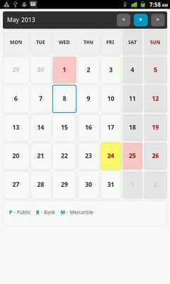 Emulate Android APK SL Calendar Emulate Android APK SL Calendar