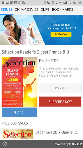 Run android online APK Sélection Readers Digest France  Belgique from MyAndroid or emulate Sélection Readers Digest France  Belgique using MyAndroid