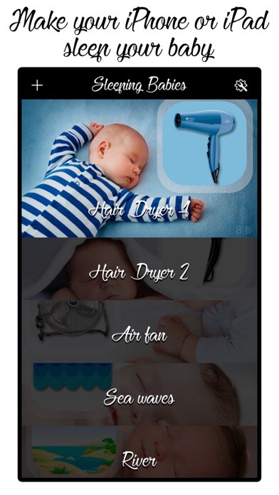 Emulate iPhone app Sleep Baby © using MyAndroid
