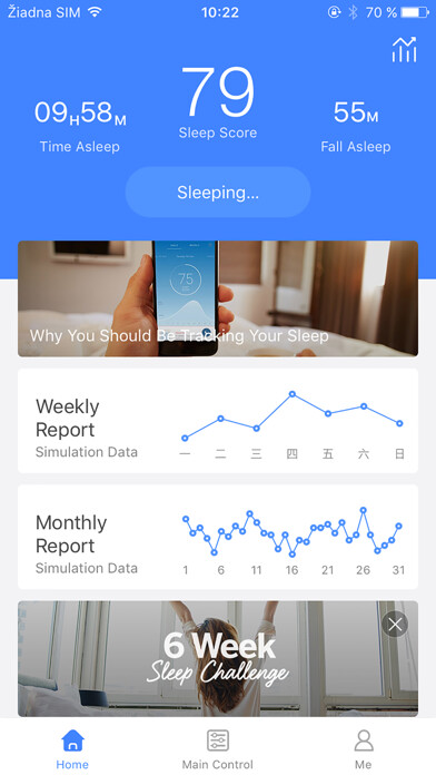 Emulate iPhone app Sleep Central using MyAndroid