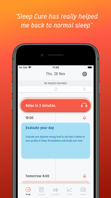 Emulate iPhone app SleepCure Help to better sleep using MyAndroid Emulate iPhone app SleepCure Help to better sleep using MyAndroid