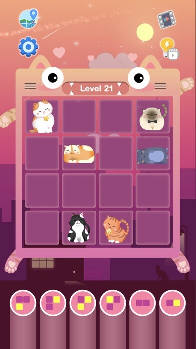Emulate iPhone app Sleeping Cat-Block Puzzle Game using MyAndroid Emulate iPhone app Sleeping Cat-Block Puzzle Game using MyAndroid