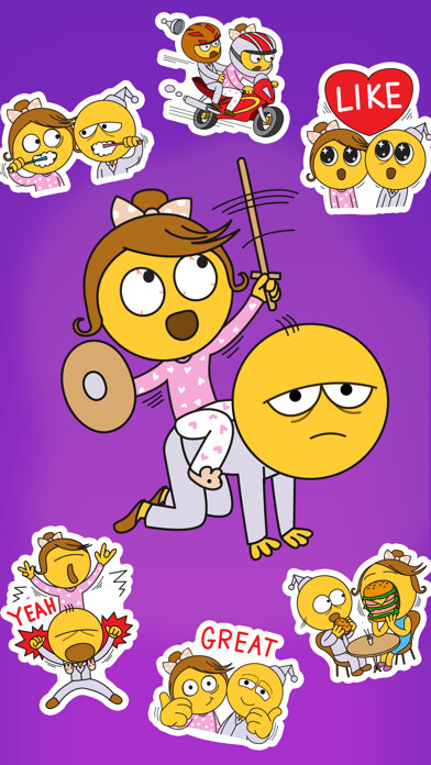 Emulate iPhone app Sleepless Stickers using MyAndroid