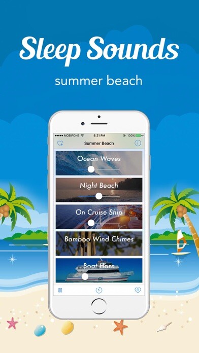 Emulate iPhone app Sleep Sounds - White Noise : Summer Beach using MyAndroid Emulate iPhone app Sleep Sounds - White Noise : Summer Beach using MyAndroid