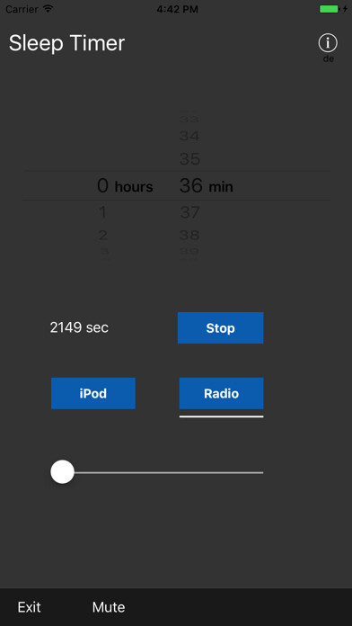 Emulate iPhone app Sleep Timer (Music+Radio) using MyAndroid Emulate iPhone app Sleep Timer (Music+Radio) using MyAndroid