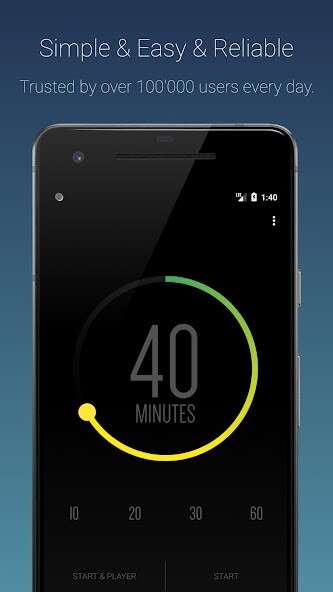 Run android online APK Sleep Timer(Turn Music Off) from MyAndroid or emulate Sleep Timer(Turn Music Off) using MyAndroid