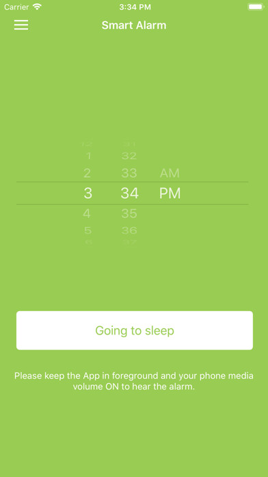 Emulate iPhone app Sleep Tracking using MyAndroid