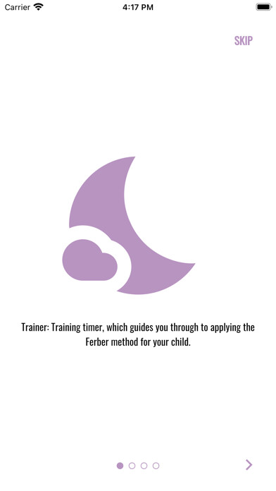 Emulate iPhone app Sleep trainer - Ferber method using MyAndroid