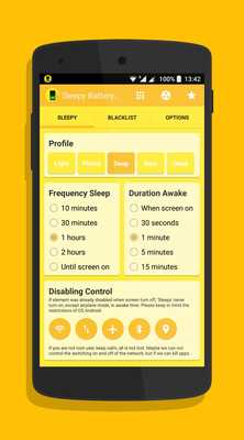 Emulate Android APK Sleepy Battery Saver
