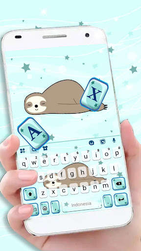 Run android online APK Sleepy Sloth Keyboard Theme from MyAndroid or emulate Sleepy Sloth Keyboard Theme using MyAndroid