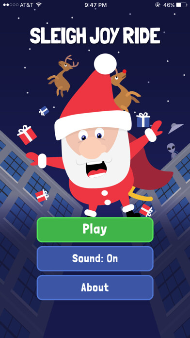 Emulate iPhone app Sleigh Joyride using MyAndroid