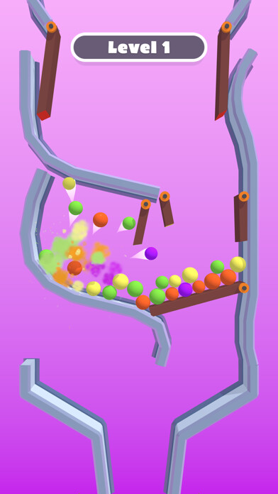 Emulate iPhone app Slice And Balls using MyAndroid