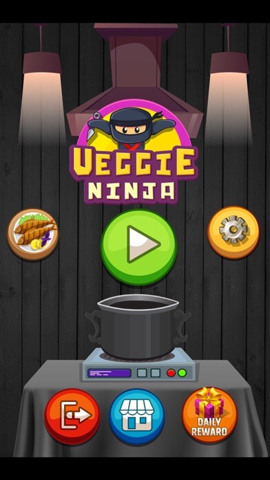 Emulate iPhone app Slice & Cutting-Cooking Games using MyAndroid
