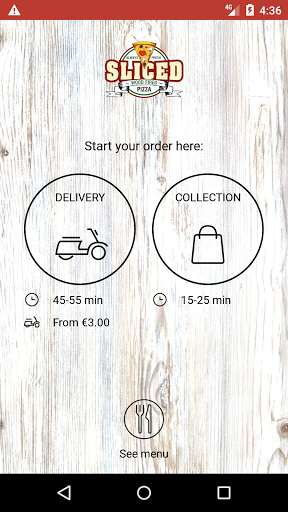 Run android online APK Sliced Wood Fired Pizza from MyAndroid or emulate Sliced Wood Fired Pizza using MyAndroid