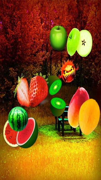 Emulate iPhone app Slicing Fruit using MyAndroid
