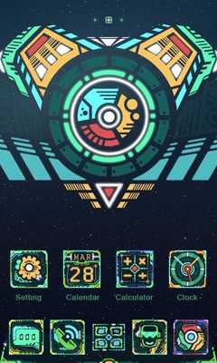 Emulate Android APK Slicing GO Launcher Theme