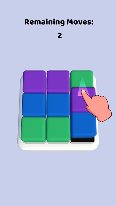 Emulate iPhone app Slide Blocks - Puzzle Game using MyAndroid