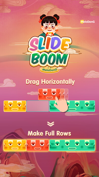 Emulate iPhone app Slide Boom: Amazing Puzzle using MyAndroid