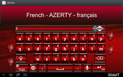 Run android online APK SlideIT French AZERTY Pack from MyAndroid or emulate SlideIT French AZERTY Pack using MyAndroid