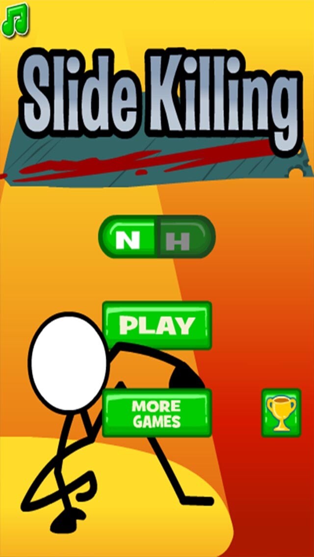 Emulate iPhone app Slide Killing - Stickman Edition using MyAndroid Emulate iPhone app Slide Killing - Stickman Edition using MyAndroid
