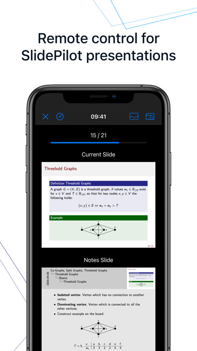 Emulate iPhone app SlidePilot Remote using MyAndroid
