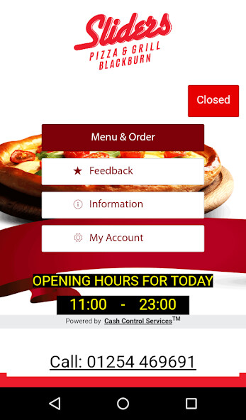 Run android online APK Sliders Pizza Grill Blackburn from MyAndroid or emulate Sliders Pizza Grill Blackburn using MyAndroid