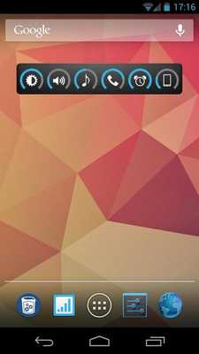 Emulate Android APK Slider Widget