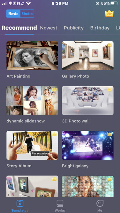 Emulate iPhone app Slideshow Maker - MovieStudio using MyAndroid Emulate iPhone app Slideshow Maker - MovieStudio using MyAndroid