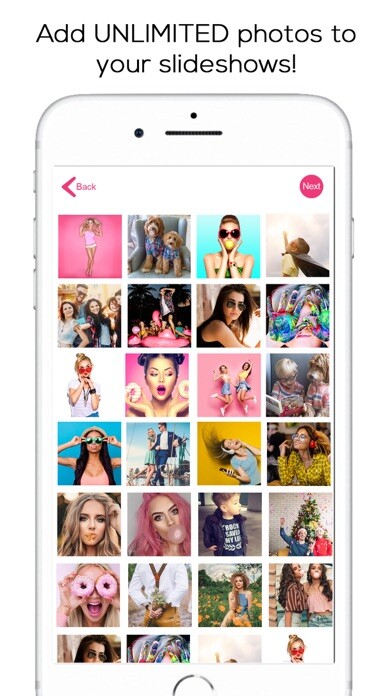 Emulate iPhone app Slideshow Maker with Music Fun using MyAndroid