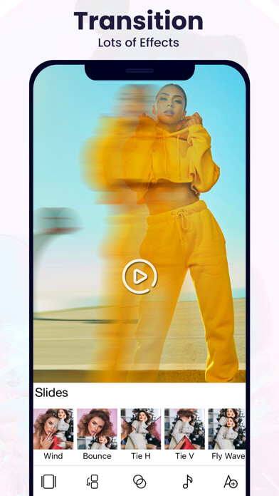 Emulate iPhone app Slideshow Movie Maker + Music using MyAndroid