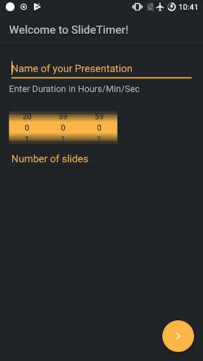 Emulate Android APK Slide Timer Emulate Android APK Slide Timer