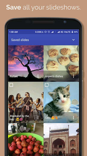 Run android online APK Slide - Wallpaper Slideshow from MyAndroid or emulate Slide - Wallpaper Slideshow using MyAndroid