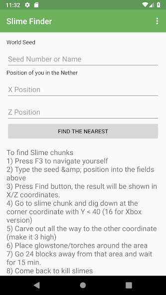 Run android online APK Slime Finder for Minecraft from MyAndroid or emulate Slime Finder for Minecraft using MyAndroid Run android online APK Slime Finder for Minecraft from MyAndroid or emulate Slime Finder for Minecraft using MyAndroid