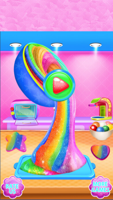 Emulate iPhone app Slime Making Simulator using MyAndroid