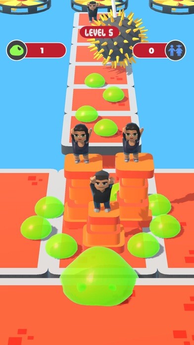 Emulate iPhone app Slime Rescue using MyAndroid