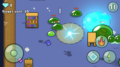 Emulate iPhone app Slime Showdown using MyAndroid