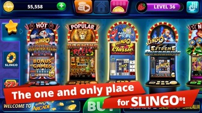 Emulate iPhone app Slingo Arcade - Slots & Bingo using MyAndroid