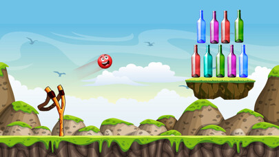 Emulate iPhone app Slingshot Bottle Shooting 2019 using MyAndroid