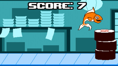Emulate iPhone app Slippy Fish - Skill Jumping Game using MyAndroid